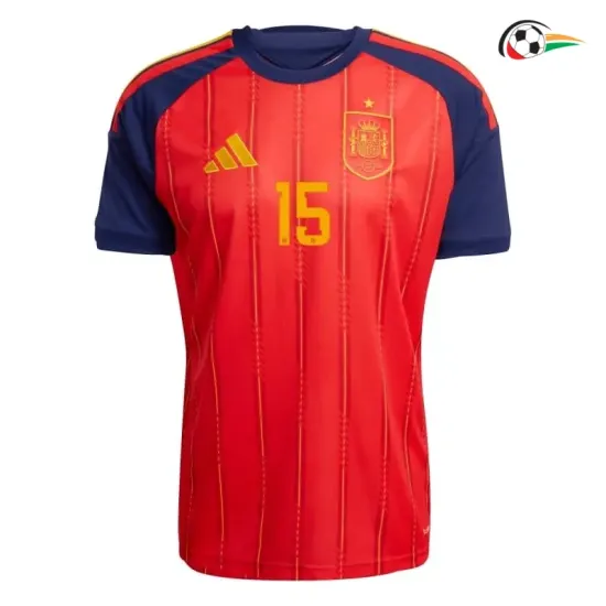 Camisa Titular Baena 15 España 2026 Vermelho/Azul