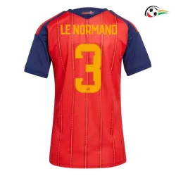 Camisa Titular Feminina Le Normand 3 España 2026 Vermelho/Azul