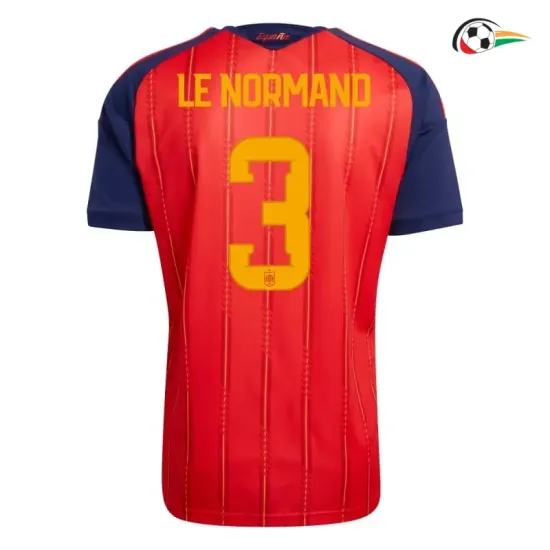 Camisa Titular Le Normand 3 España 2026 Vermelho/Azul