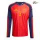 Camisa Titular Le Normand 3 España 2026 Vermelho/Azul Manga Longa