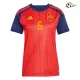 Camisa Titular Feminina Merino 6 España 2026 Vermelho/Azul