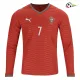 Camisa Titular Ronaldo 7 Portugal 2026 Vermelho Manga Longa