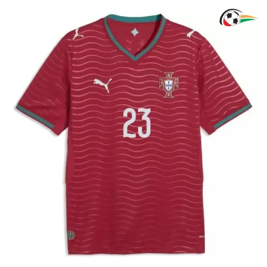 Camisa Titular Vitinha 23 Portugal 2026 Vermelho