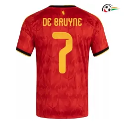 Camisa Titular De Bruyne 7 Bélgica 2026 Vermelho