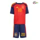 Camisa Titular Infantil Pedri 20 España 2026 Vermelho/Azul