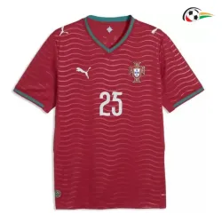 Camisa Titular N.Mendes 25 Portugal 2026 Vermelho