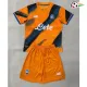 Camisa Alternativa Infantil Atalanta BC 2025/2026 Laranja/Azul