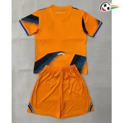 Camisa Alternativa Infantil Atalanta BC 2025/2026 Laranja/Azul