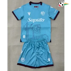 Camisa Alternativa Infantil Bologna 2025/2026 Azul Claro