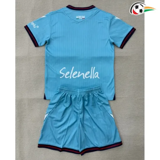 Camisa Alternativa Infantil Bologna 2025/2026 Azul Claro
