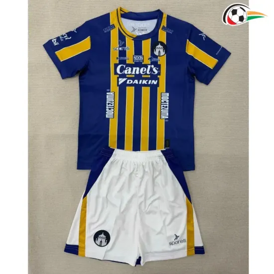 Camisa Reserva Infantil Atlético San Luis 2025/2026 Azul/Dourado