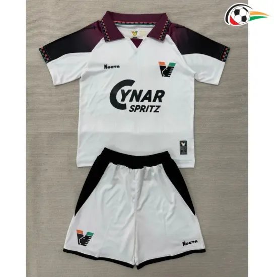 Camisa Reserva Infantil Venezia FC 2025/2026 Bege/Vermelho Escuro