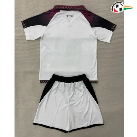 Camisa Reserva Infantil Venezia FC 2025/2026 Bege/Vermelho Escuro