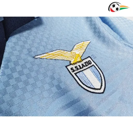 Camisa Retrô Titular Infantil Lazio 1996/97 Azul