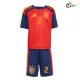 Camisa Titular Infantil Carvajal 2 España 2026 Vermelho/Azul