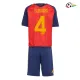 Camisa Titular Infantil Cubarsí 4 España 2026 Vermelho/Azul