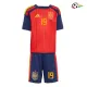 Camisa Titular Infantil Lamine Yamal 19 España 2026 Vermelho/Azul
