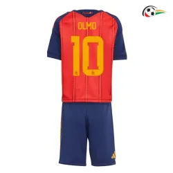 Camisa Titular Infantil Olom 10 España 2026 Vermelho/Azul