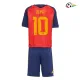 Camisa Titular Infantil Olom 10 España 2026 Vermelho/Azul