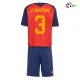Camisa Titular Infantil Le Normand 3 España 2026 Vermelho/Azul