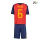 Camisa Titular Infantil Merino 6 España 2026 Vermelho/Azul