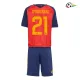 Camisa Titular Infantil Oyarzabal 21 España 2026 Vermelho/Azul