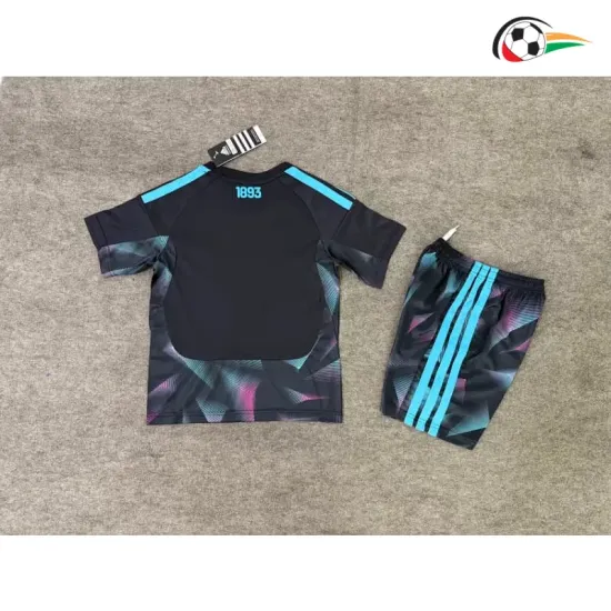 Camisa de Goleiro Titular Infantil Argentina Copa do Mundo 2026 Preto