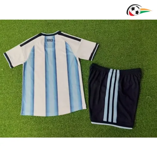 Camisa Titular Versão Jogador Infantil Argentina Copa do Mundo 2026 Azul/Branco