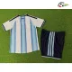 Camisa Titular Versão Jogador Infantil Argentina Copa do Mundo 2026 Azul/Branco