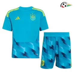 Camisa de Goleiro Titular Infantil España Copa do Mundo 2026 Azul