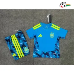 Camisa de Goleiro Titular Infantil España Copa do Mundo 2026 Azul