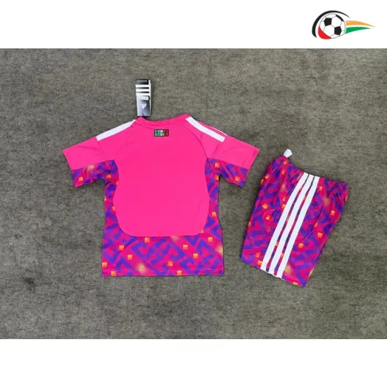 Camisa de Goleiro Titular Infantil México Copa do Mundo 2026 Rosa