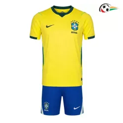 Camisa Titular Infantil Brasil Copa do Mundo 2026 Amarelo