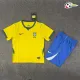 Camisa Titular Infantil Brasil Copa do Mundo 2026 Amarelo