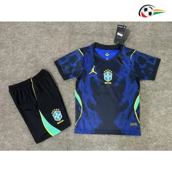 Camisa Reserva Infantil Brasil Copa do Mundo 2026 Azul