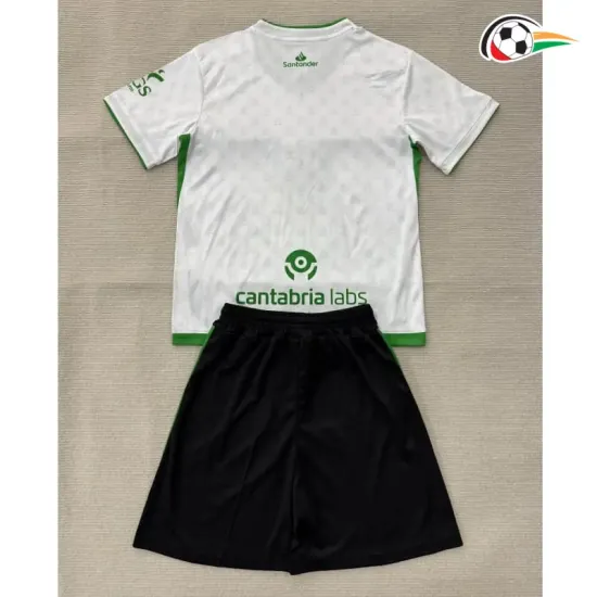 Camisa Titular Infantil Racing de Santander 2025/2026 Branco