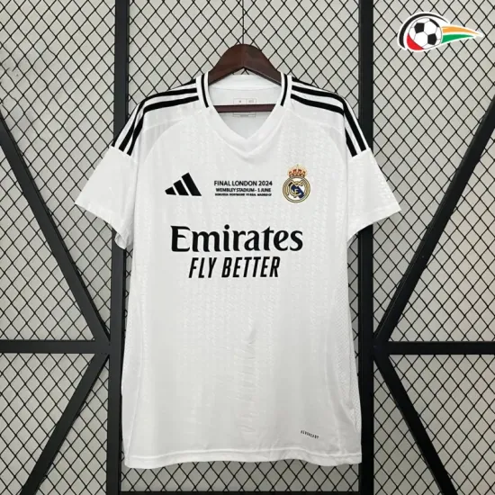 Camisa Titular Real Madrid 2024/2025 UCL Final Branco