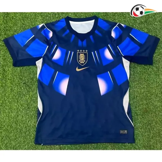 Camisa Reserva Uruguay Copa do Mundo 2026 Azul Escuro
