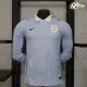 Camisa Titular Versão Jogador Uruguay Copa do Mundo 2026 Azul Claro Manga Longa