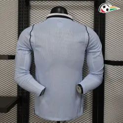 Camisa Titular Versão Jogador Uruguay Copa do Mundo 2026 Azul Claro Manga Longa