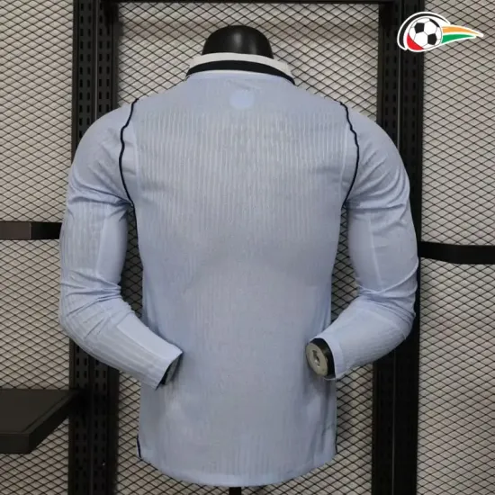 Camisa Titular Versão Jogador Uruguay Copa do Mundo 2026 Azul Claro Manga Longa