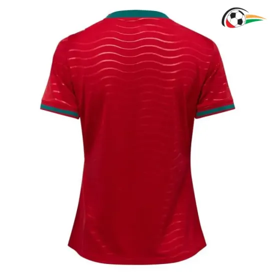 Camisa Titular Feminina Portugal Copa do Mundo 2026 Vermelho