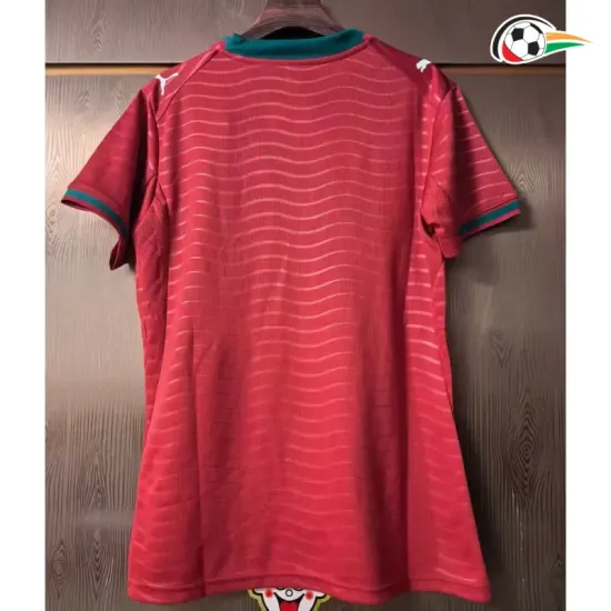 Camisa Titular Feminina Portugal Copa do Mundo 2026 Vermelho