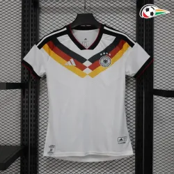 Camisa Titular Versão Jogador Feminina Alemanha Copa do Mundo 2026 Branco
