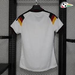 Camisa Titular Versão Jogador Feminina Alemanha Copa do Mundo 2026 Branco