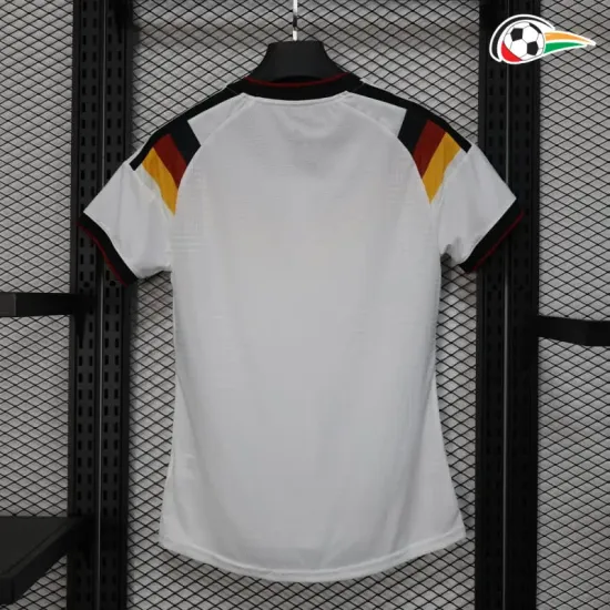 Camisa Titular Versão Jogador Feminina Alemanha Copa do Mundo 2026 Branco