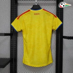 Camisa Titular Versão Jogador Feminina Colombia Copa do Mundo 2026 Amarelo