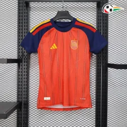 Camisa Titular Versão Jogador Feminina España Copa do Mundo 2026 Vermelho