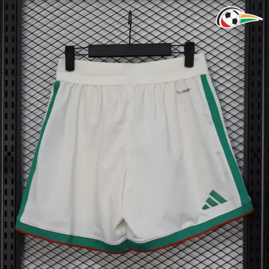 Shorts de Futebol Versão Jogador Titular Argelia Copa do Mundo 2026 Branco