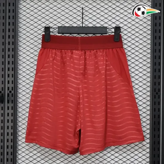 Shorts de Futebol Versão Jogador Titular Portugal Copa do Mundo 2026 Vermelho